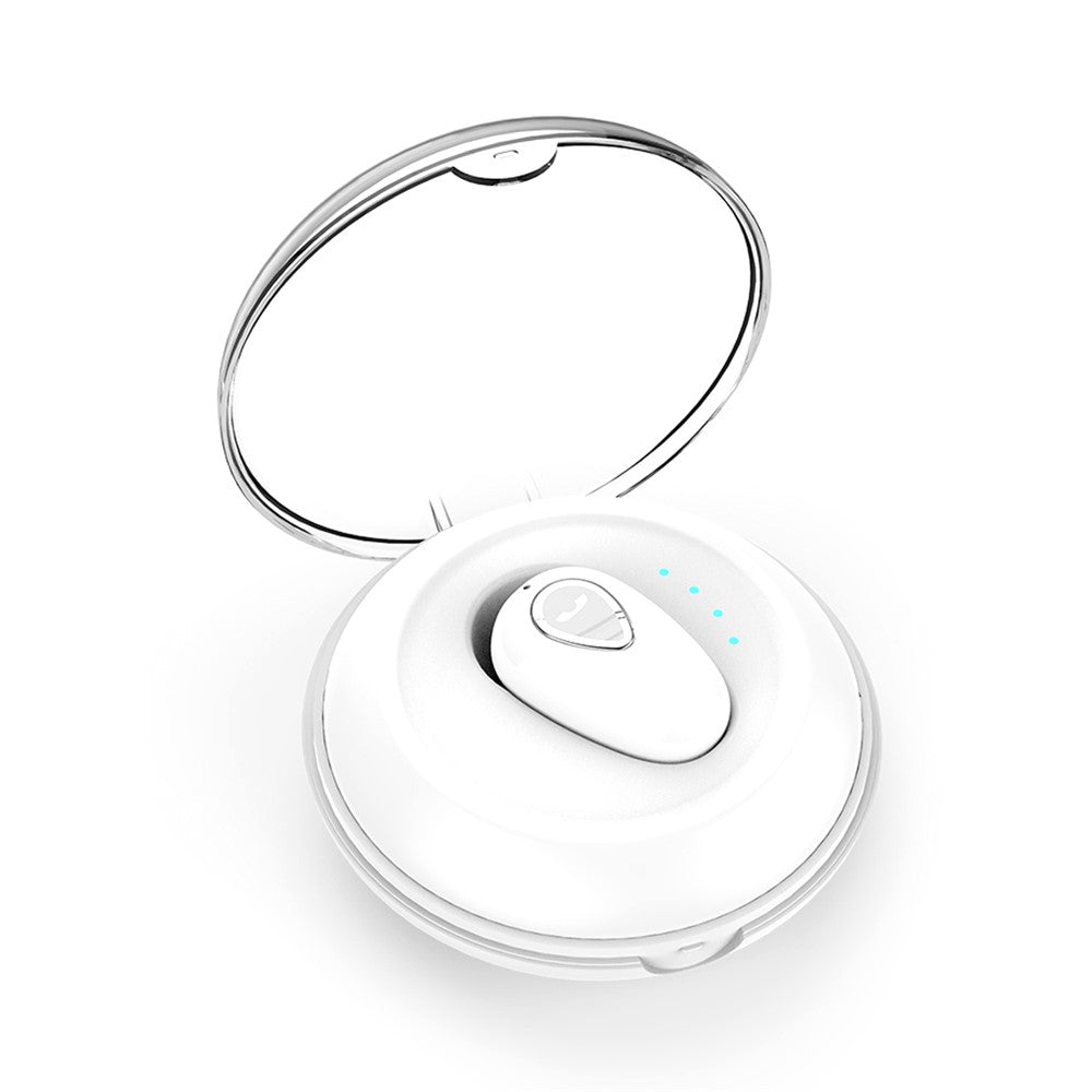 YX01 Single Ear Bluetooth-compatible Headset Wireless Mini Earphone Sports Running with Charging Case and Charging Cable