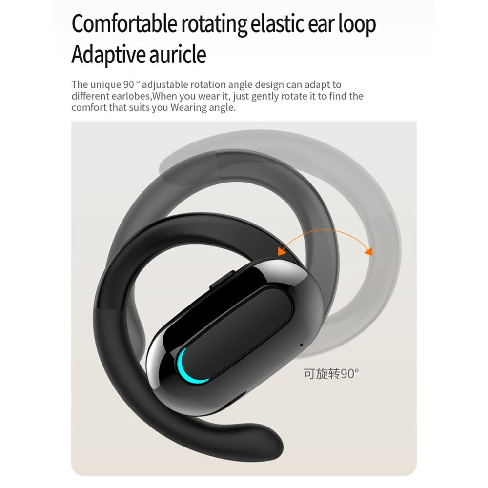 M-F9 Single Ear Wireless Bluetooth-compatible 5.3 Earhook Headset Sports Running Music Earphone