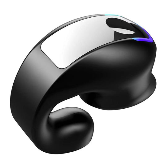 GD28 Bone Conduction Clip-On Wireless Earbuds Single Ear Bluetooth-compatible Headset for Sports