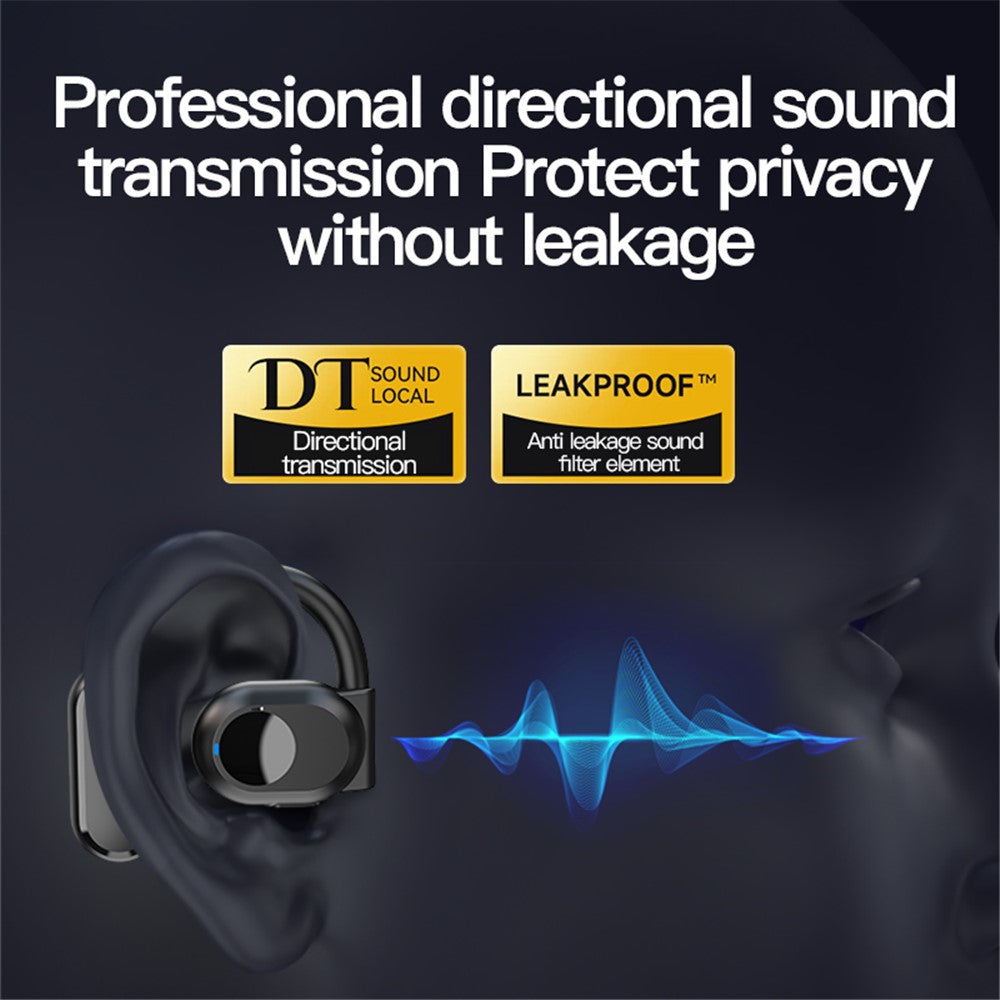 BY99 Single Ear Bluetooth-compatible 5.3 Earhook Headset Air Conduction Earphone