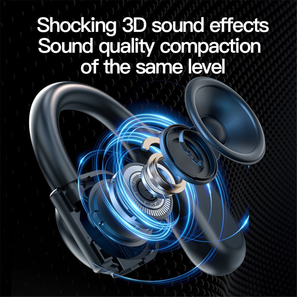 BY99 Single Ear Bluetooth-compatible 5.3 Earhook Headset Air Conduction Earphone