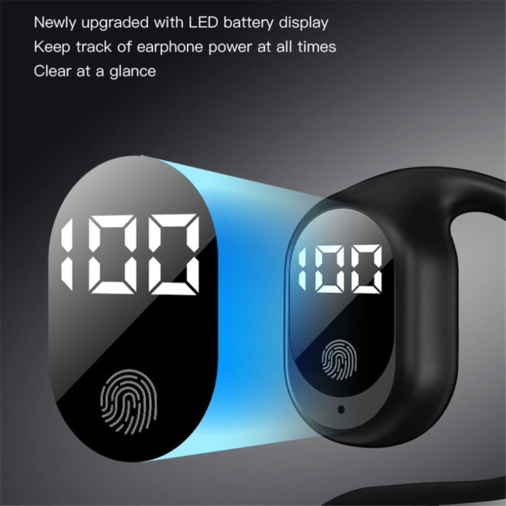 FN-98 Single Ear Bluetooth-compatible Ear Hanging Headset Wireless Earphone