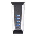 HONSON USB Hub Splitter Expansion Docking Station for PS5 Console