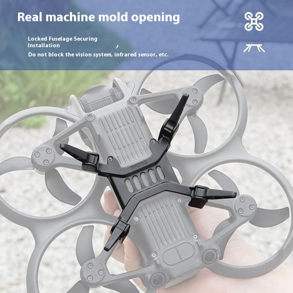 BRDRC For DJI Avata 2 Drone ABS Landing Gear Foldable Anti-Fall Heighten Landing Stand