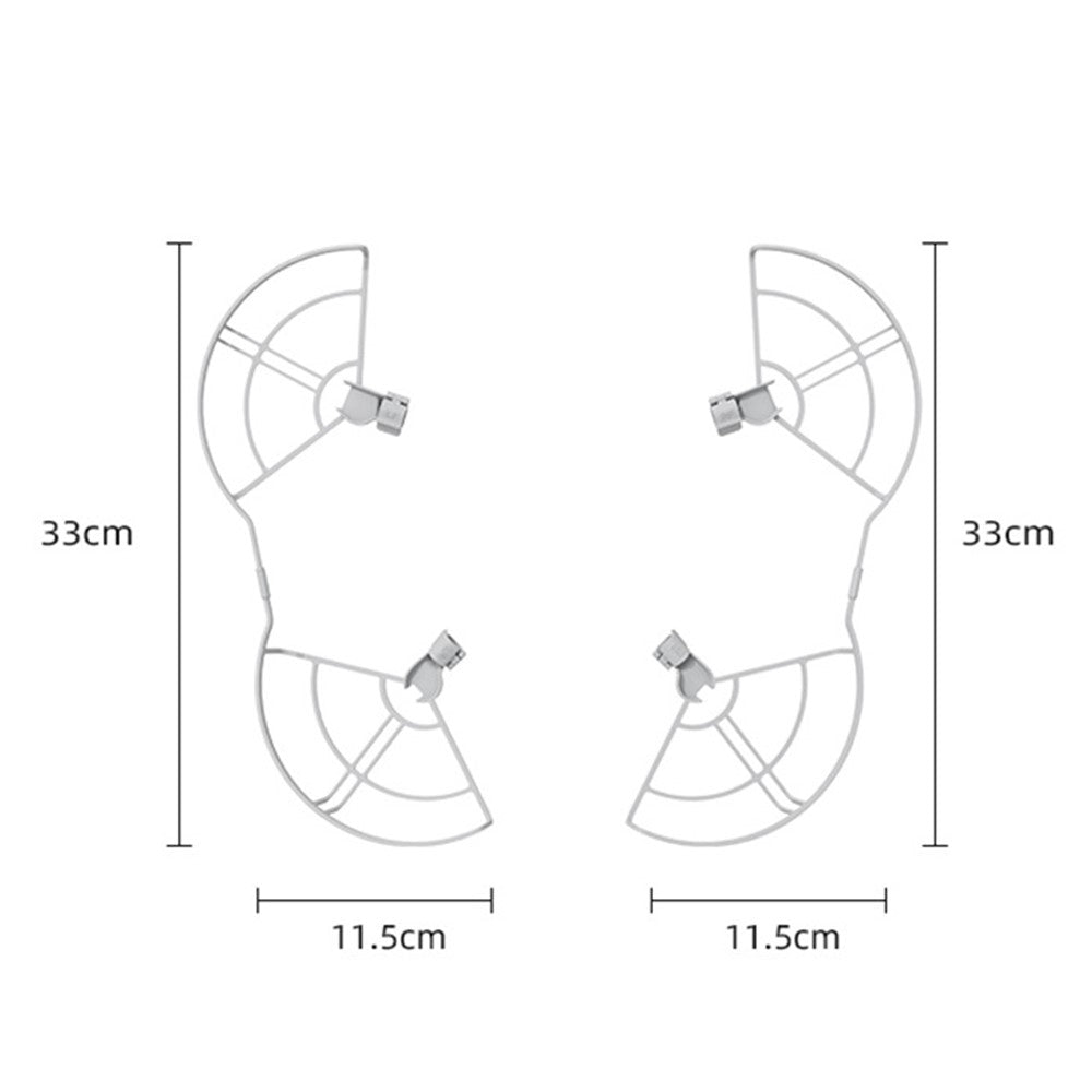 BRDRC For DJI Mini 4 Pro Propeller Protector Ring Drone Blade Guard Protective Cover