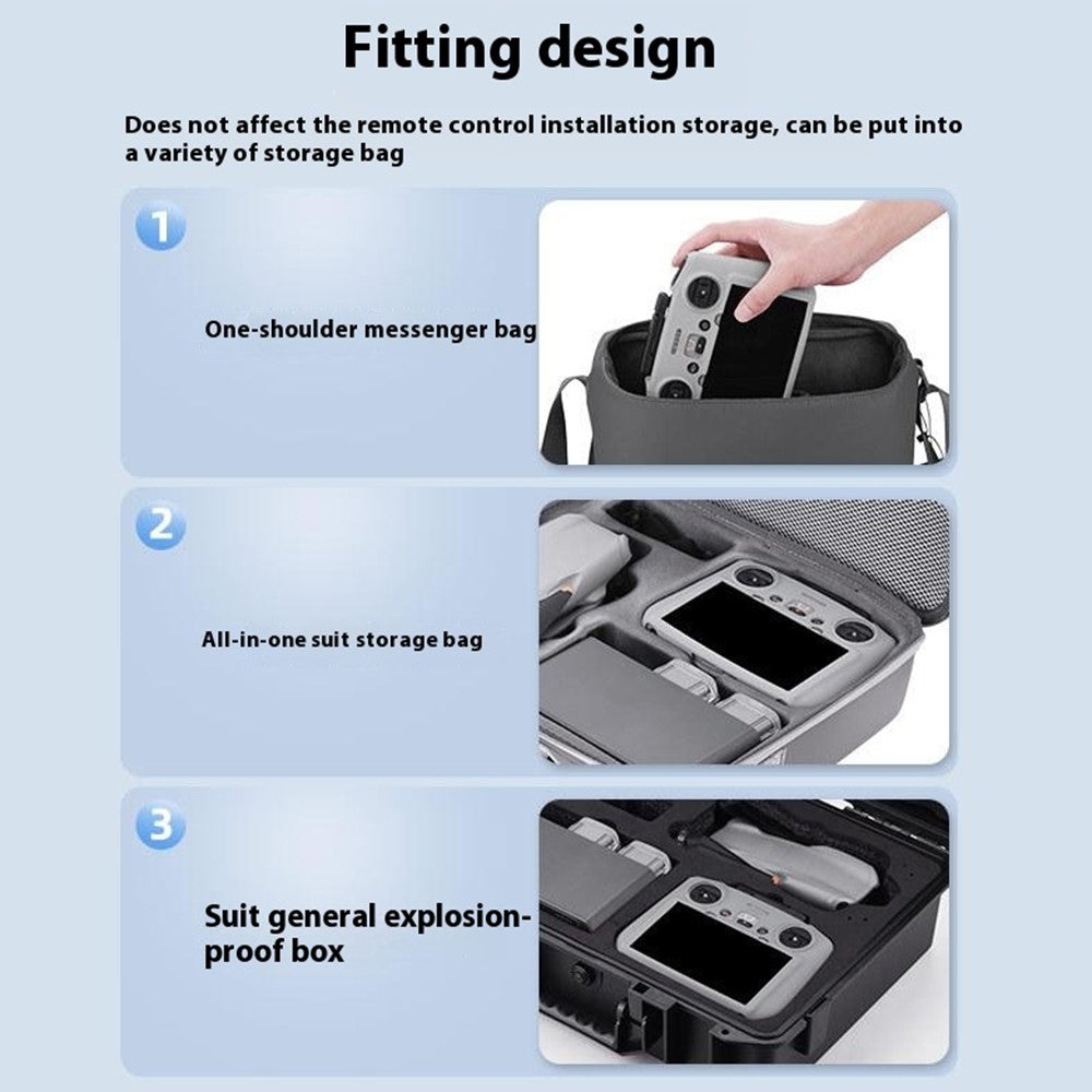 BRDRC For DJI RC 2 Remote Controller Silicone Case Cover Scratch-resistant Sleeve