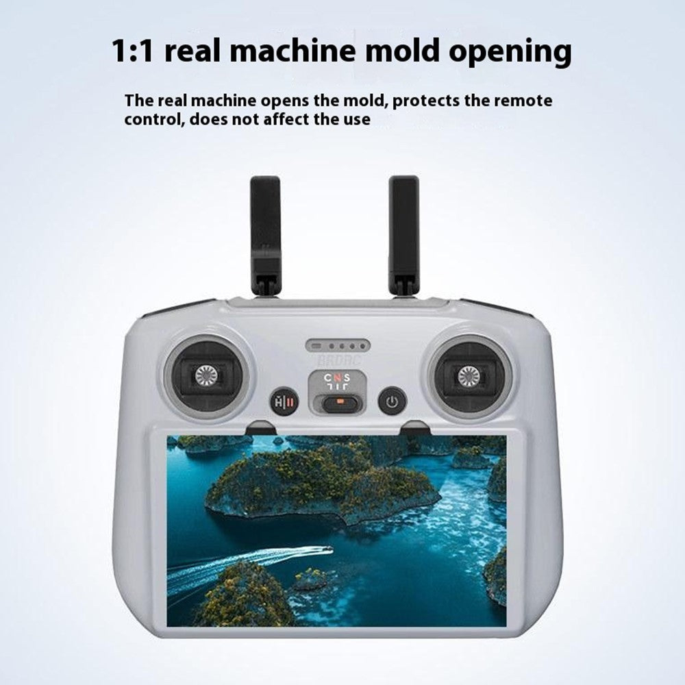 BRDRC For DJI RC 2 Remote Controller Silicone Case Cover Scratch-resistant Sleeve