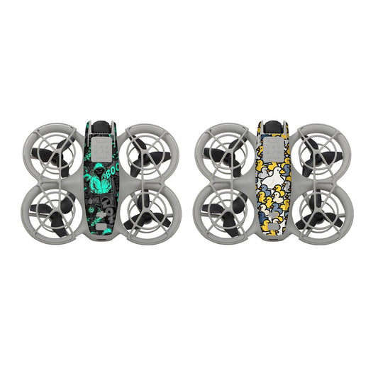 SUNNYLIFE NE-TZ869 For DJI Neo Drone 2Pcs Stickers Set Anti-Scratch Decorative Decals