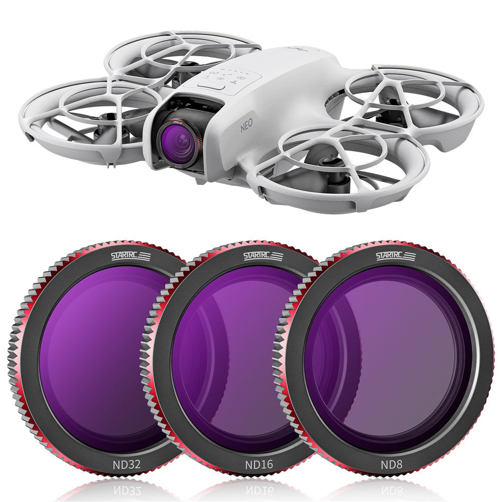STARTRC 1151572 3Pcs / Set For DJI Neo ND8 ND16 ND32 Optical Glass Drone Lens Filters