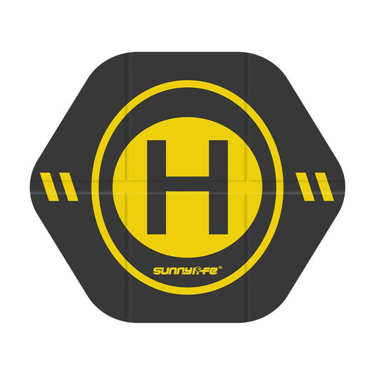 SUNNYLIFE TJP12 35cm PU Leather Double Sided Hexagonal Folding Drone Landing Pad