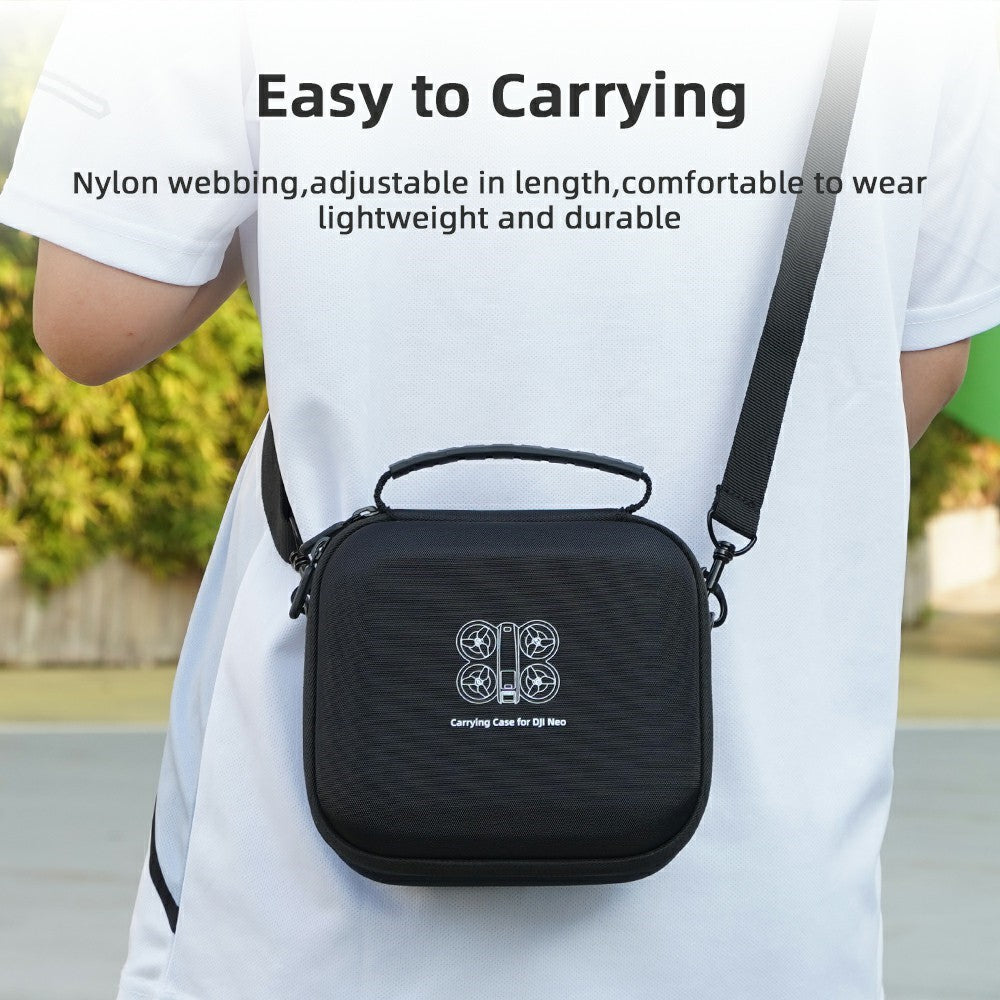 BRDRC For DJI Neo Drone Carrying Case Portable Storage Bag with Shoulder Strap