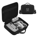BRDRC For DJI Neo Drone Carrying Case PU Leather Compact Storage Bag with Should Strap