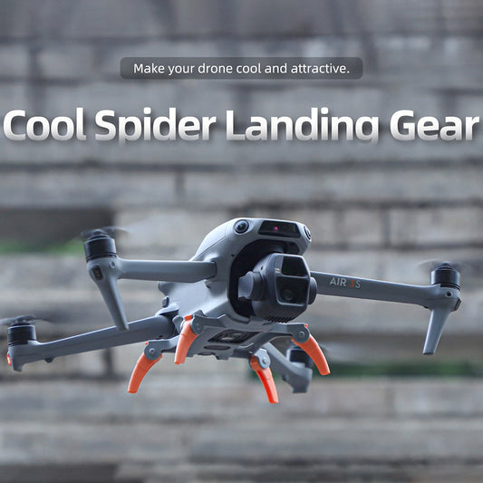 SUNNYLIFE A3S-LG909 For DJI Air 3S / Air 3 Plastic Landing Gear Foldable Drone Heighten Landing Stand