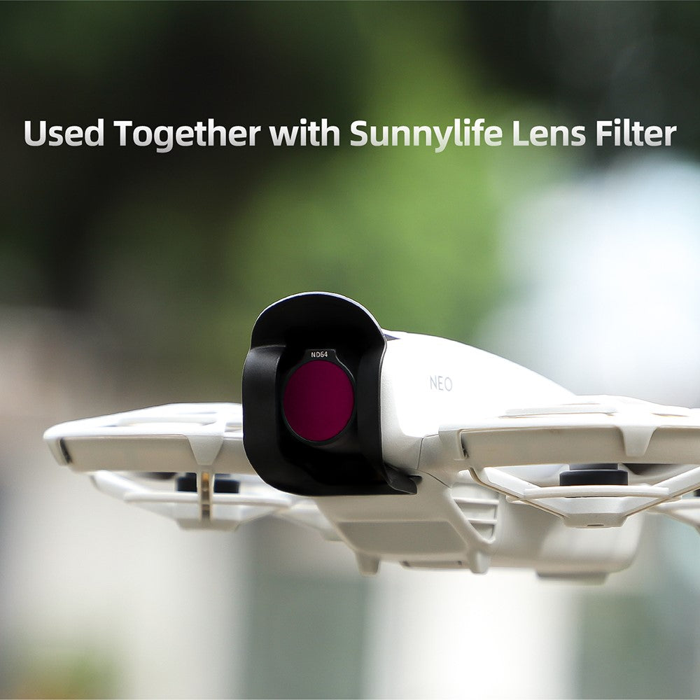 SUNNYLIFE NE-ZG898 For DJI Neo Drone Lens Hood Sunhood Anti-Glare Lens Sunshade