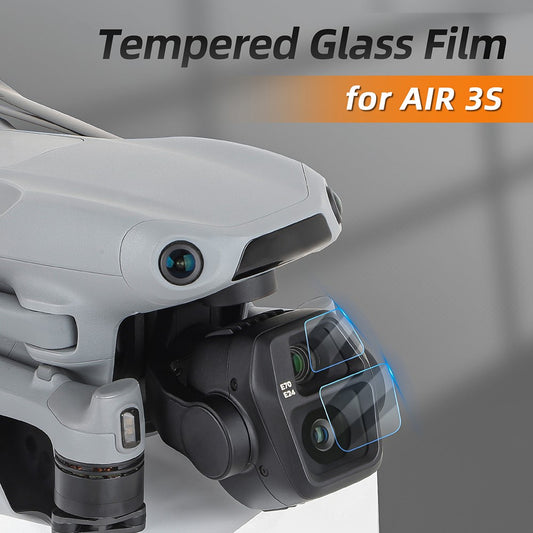 SUNNYLIFE 2 Sets For DJI Air 3S Anti-Scratch Drone Tempered Glass Film HD Screen Protector