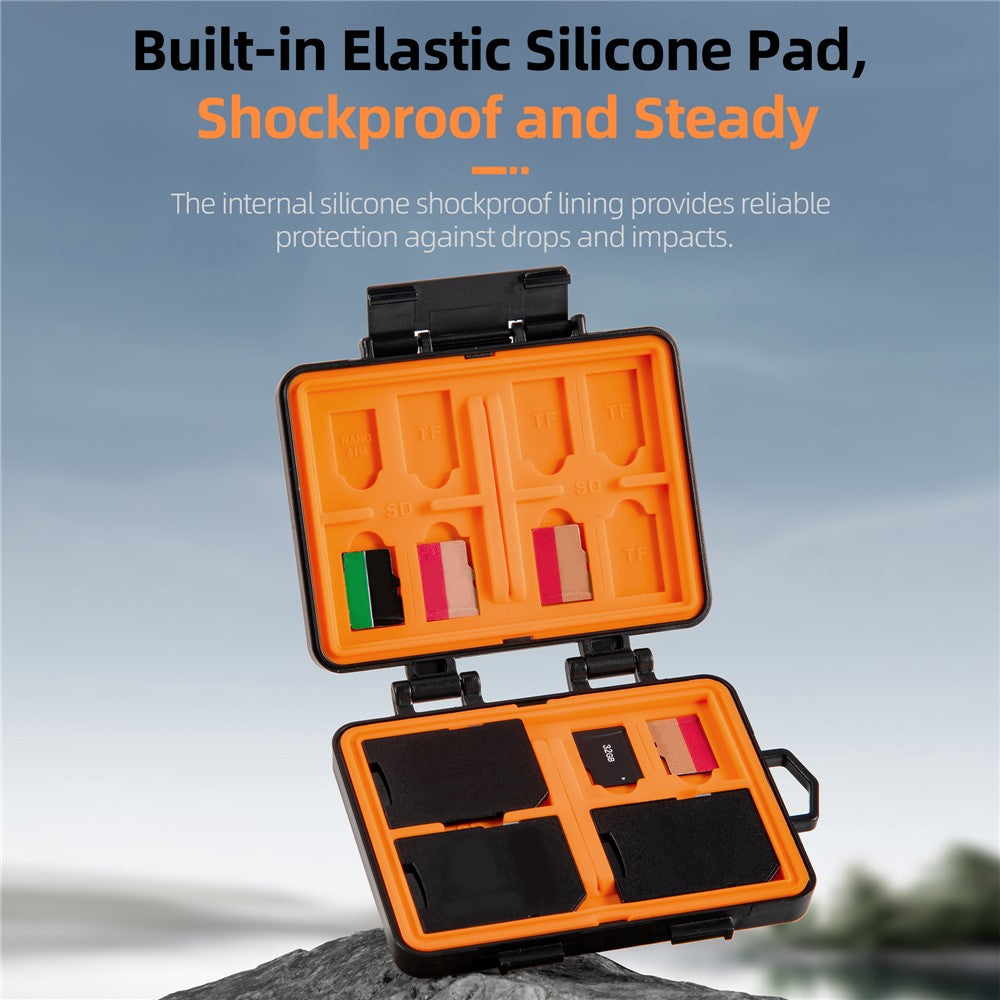 STARTRC V1 1156737 Drone Camera Remote Memory Card Case 24 Slots Storage Box for SD / TF / Nano SIM Cards