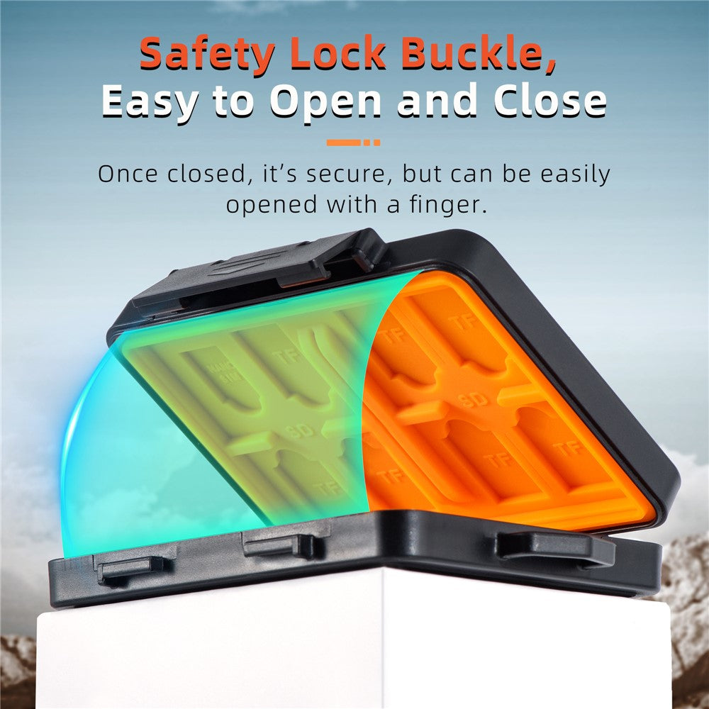 STARTRC V1 1156737 Drone Camera Remote Memory Card Case 24 Slots Storage Box for SD / TF / Nano SIM Cards
