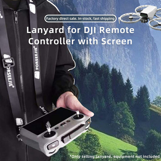 Neck Strap For DJI RC / RC 2 / RC Pro Remote Controller with Screen, Adjustable Shoulder Strap Lanyard