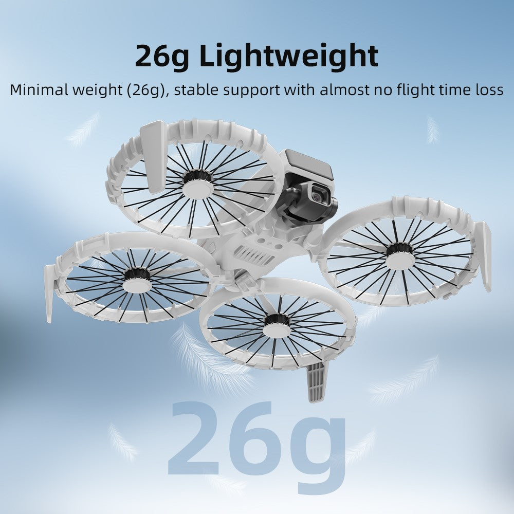BRDRC 4Pcs For DJI Flip Propeller Protector Guard TPU Shock Absorption Blade Isolation Rings