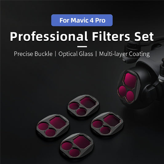 STARTRC 12020053 For DJI Mavic 4 Pro ND Filter Set ND8 / ND16 / ND32 / ND64 Optical Glass Lens Filters