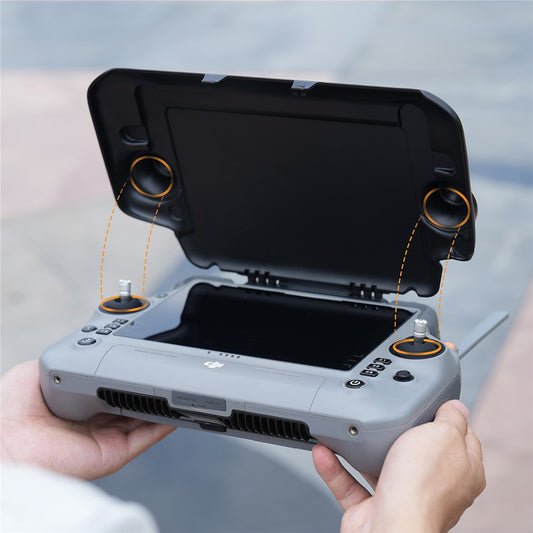 SUNNYLIFE YK05 For DJI RC Plus 2 Remote Control 2 in 1 Sun Hood Protective Cover