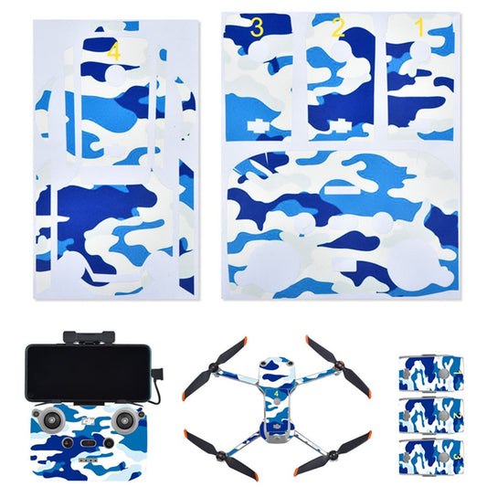 STARTRC Anti-Scratch Protective Decal Decorative PVC Stickers Set for DJI Mavic Air 2S