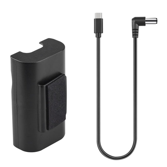 EWB8746_1+EWB8475 Battery Power Supply Cable Cord with Short Back Clip for DJI FPV Goggles V2