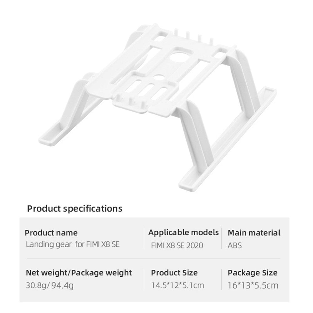 BRDRC EWB8379 Drone Quick Release Heightened Landing Gear Protector Stand for FIMI X8SE 2020