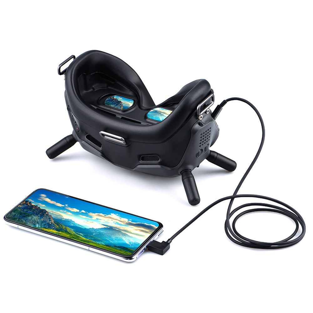 HSP6197 Phone Tablet Data Cable USB Type-C Transmission Date Line for DJI FPV Flight Glasses V2 Goggles Adapter Drone