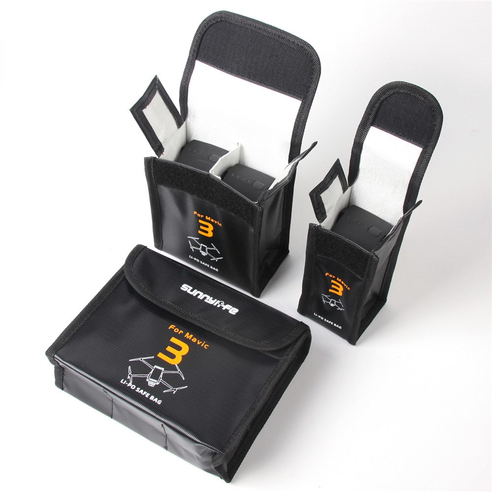 SUNNYLIFE M3-DC104 Explosion-proof Battery Safety Bag Lithium Battery Storage Pouch for DJI Mavic 3