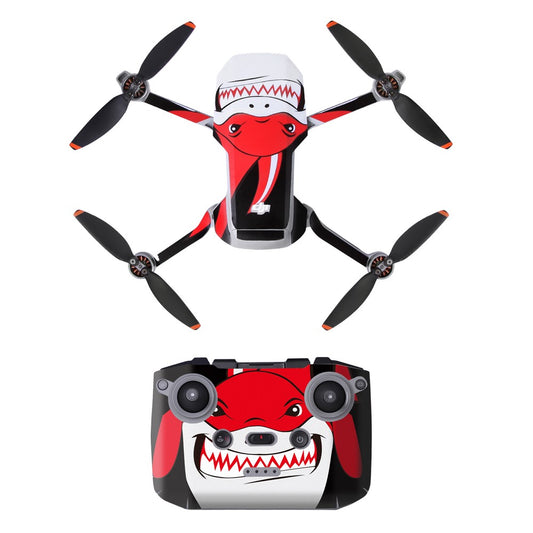 SUNNYLIFE TZ452 Scratch-resistant Stickers Set Drone Decals Pattern Printing Waterproof Stickers for DJI Mini 2