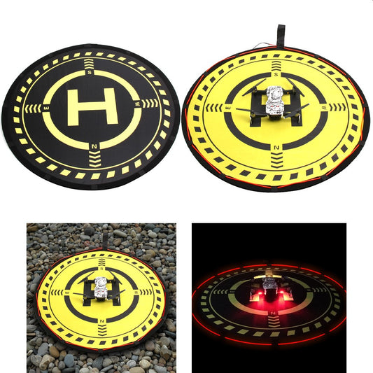 SUNNYLIFE DJI-TJP07 70cm Parking Apron Double-Sided Round LED Light Drone Landing Pad for DJI Mavic 3/Mini SE/Mavic Air 2S/FPV