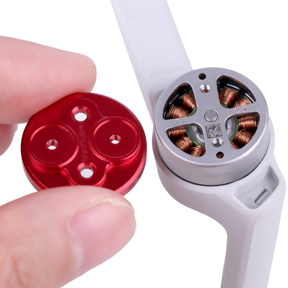 SUNNYLIFE Q9265 4Pcs/Set Motor Cover Aluminum Alloy Motor Cap Dust Cover Protector for DJI Mini SE/Mini 2/Mavic Mini