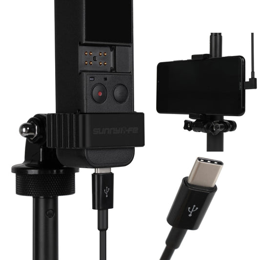 SUNNYLIFE Type-C to Type-C Adapter Cable Data Transmission Cable for DJI FPV V2/Mini 2/Pocket 2/Osmo Pocket