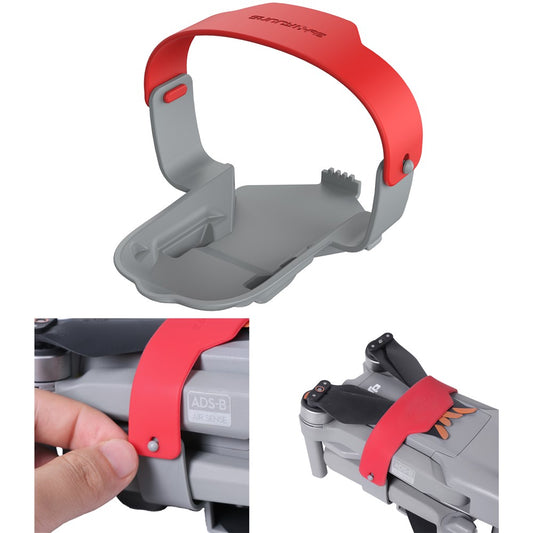 SUNNYLIFE A2S-Q9358 Silicone Propellers Holder Strap for DJI Air 2S/Mavic Air 2 Prop Blade Stabilizer Shockproof Bottom Cover Protector for Drone