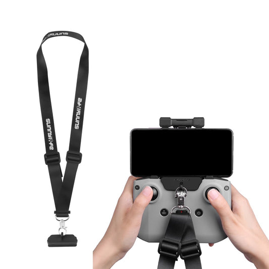 SUNNYLIFE AIR2-Q9294 For DJI Mavic 3/Air 2S/Mini 2 Remote Controller Lanyard Neck Strap with Mount Buckle