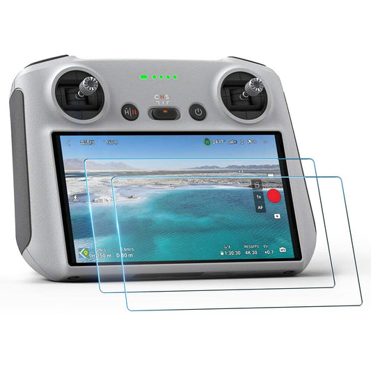 STARTRC 2Pcs 9H HD Tempered Glass Film for DJI Mini 3 Pro/DJI RC Remote Control with Screen Protective Cover Film