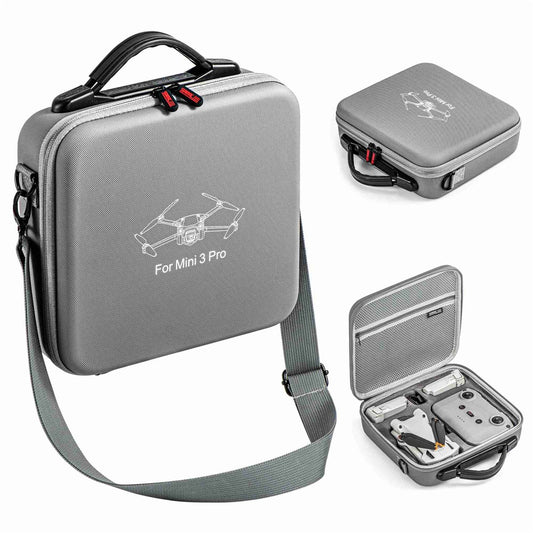 STARTRC 1110845 for DJI Mini 3 Pro Portable PU Carrying Case Anti-drop Tote Storage Bag with Shoulder Strap
