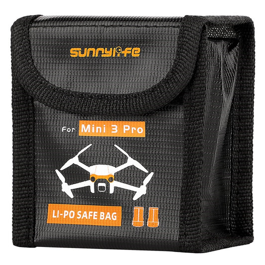 SUNNYLIFE MM3-DC385 for DJI Mini 3 Pro 2 Batteries Capacity Explosion-Proof Flame-Retardant Lipo Battery Storage Bag Battery Safe Bag