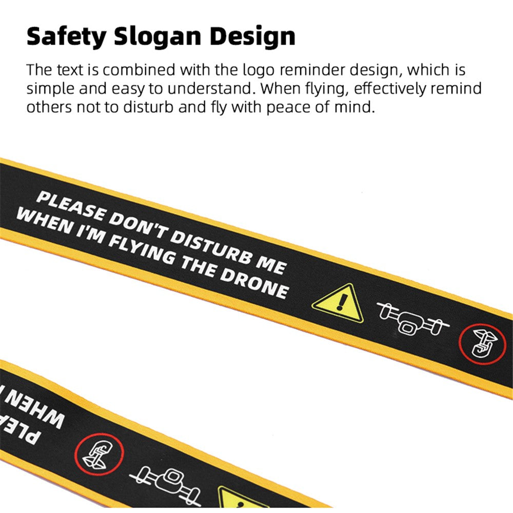 HEIYRC ZZCP9253 Widened Lanyard for DJI Mini 3 Pro RC Remote Control, No Disturbing Warning Neck Strap Belt