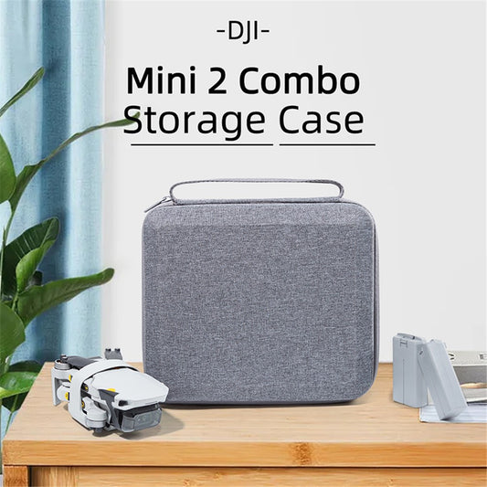 For DJI Mini 2 / Mini 2 SE Combo Drone and Accessories Storage Bag Portable Shockproof Carrying Case Handbag