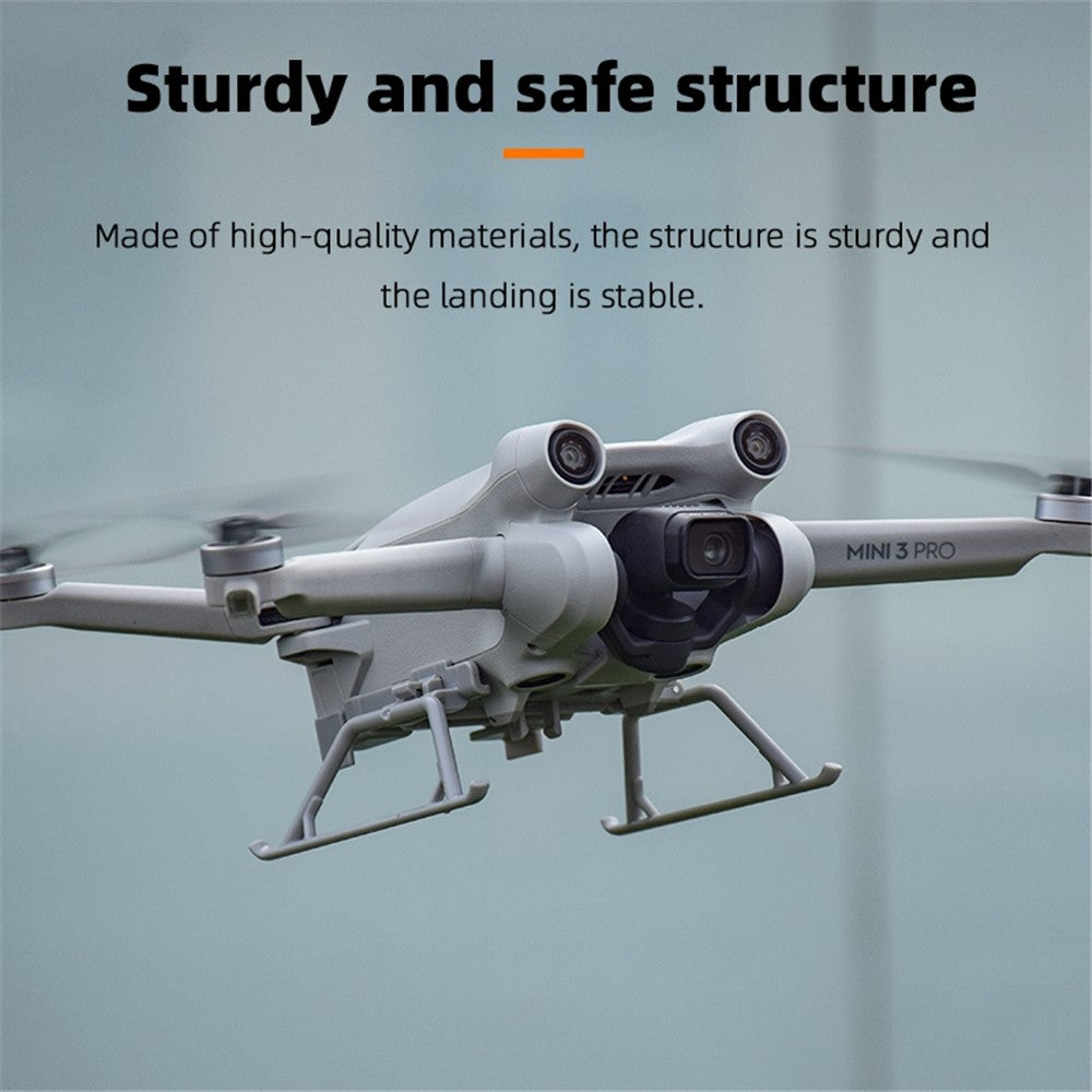 BRDRC EWB9319 For DJI Mini 3 Pro Landing Gear Foldable Drone Height Extension Sled Shape Protector