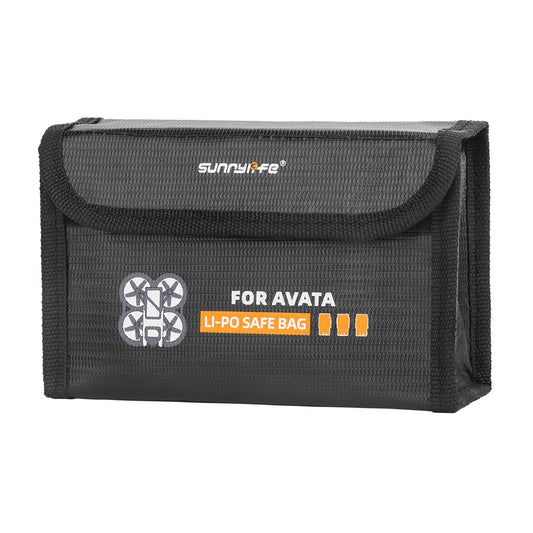 SUNNYLIFE AT-DC479 For DJI Avata 3-Battery Safe Bag Explosion-proof Heat Resistant Lithium Battery Storage Pouch