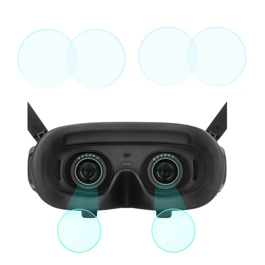 SUNNYLIFE AT-BHM476 2 Pair Protective Film for DJI Goggles 2 FPV Glasses Lens Protector Anti-Scratch HD Film