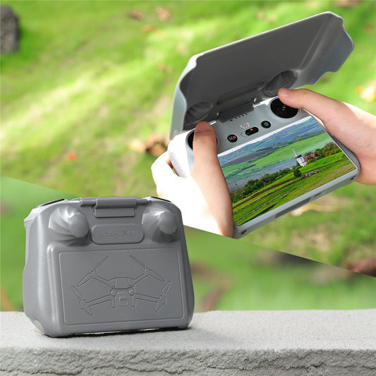 SUNNYLIFE MM3-YK466 for DJI RC Remote Control 2-in-1 Plastic Protective Cover Sun Hood