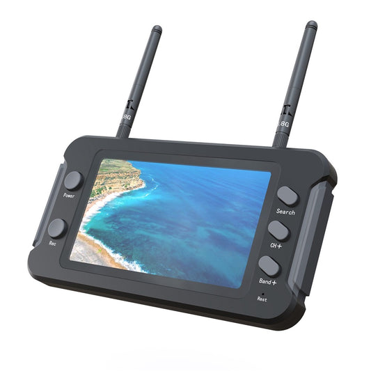 LS-5803 4.3 Inch LCD Display 5.8G FPV Monitor with DVR 40CH 16:9 NTSC / PAL Auto Search Video Recording RC FPV Multicopter