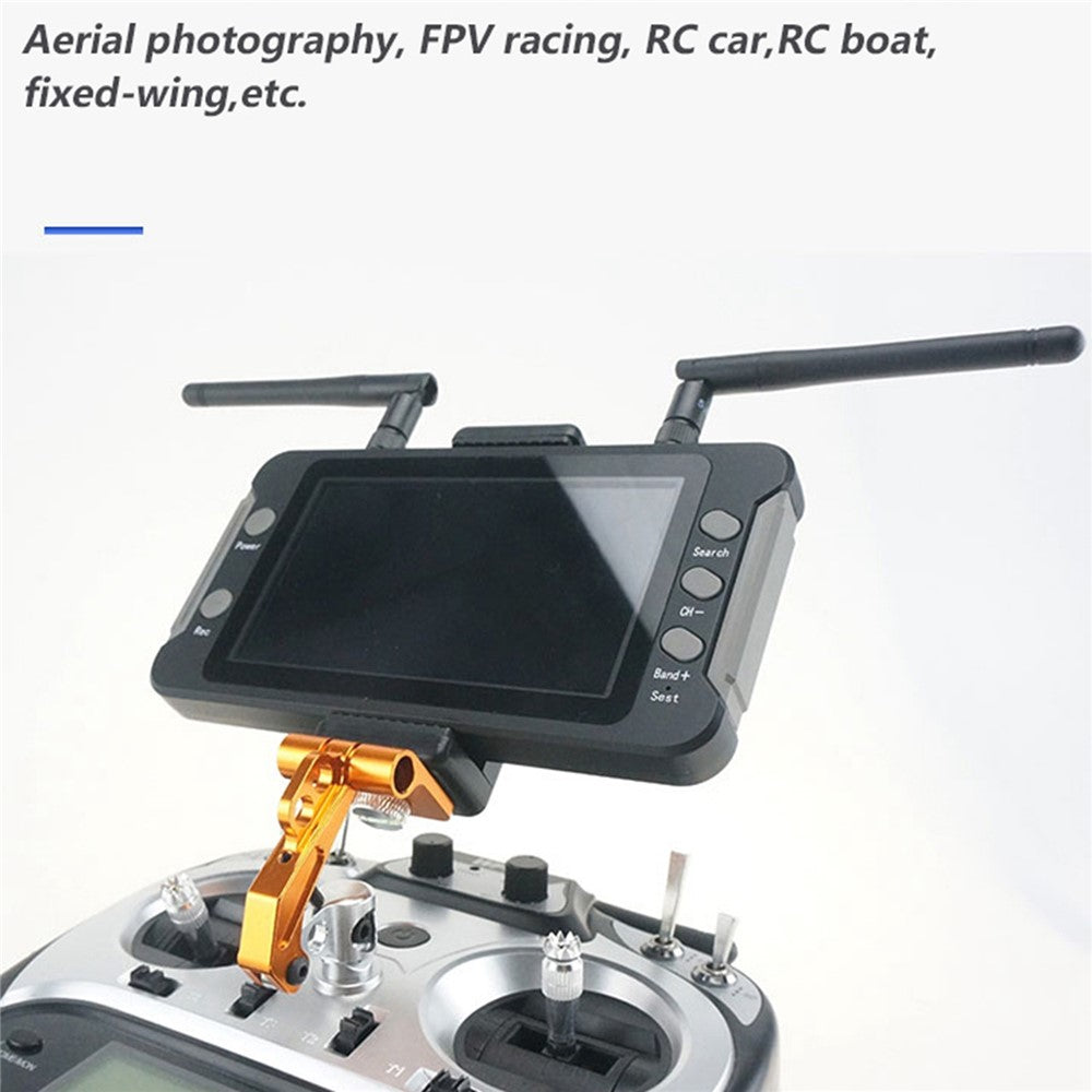 LS-5803 4.3 Inch LCD Display 5.8G FPV Monitor with DVR 40CH 16:9 NTSC / PAL Auto Search Video Recording RC FPV Multicopter