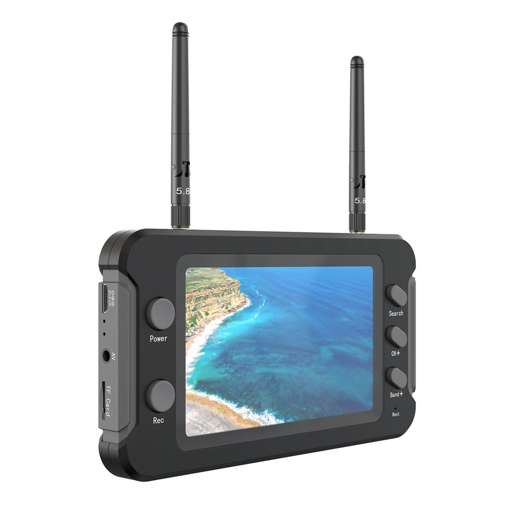 LS-5803 4.3 Inch LCD Display 5.8G FPV Monitor with DVR 40CH 16:9 NTSC / PAL Auto Search Video Recording RC FPV Multicopter