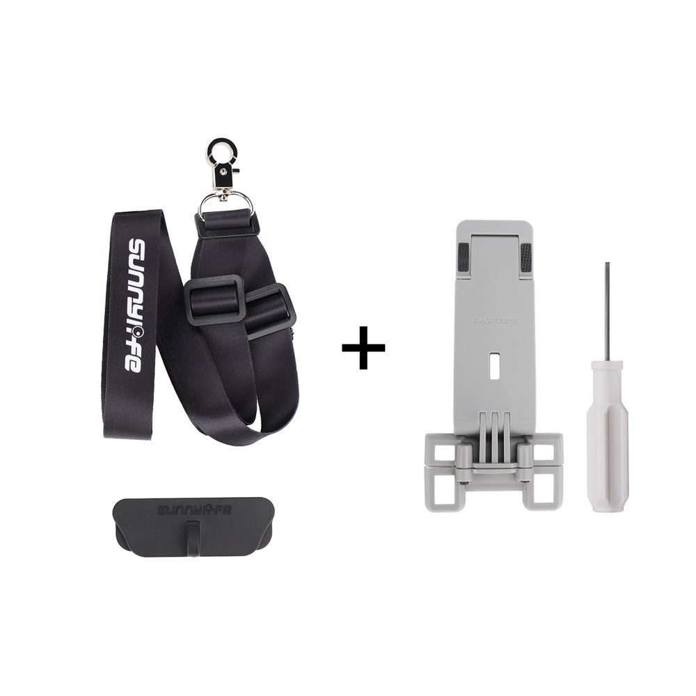 SUNNYLIFE CM509 for RC-N1 Remote Controller Tablet Holder Bracket + Neck Lanyard