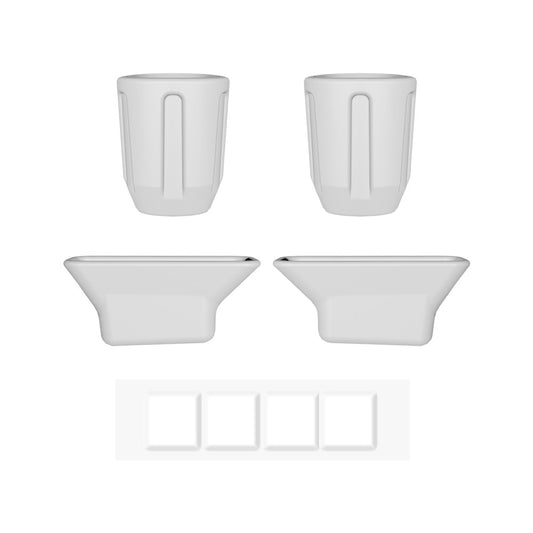BRDRC DJI-9375 2 Pairs Landing Gear Feet Protector for DJI Mavic Air 2, Legs Protection Cover Anti-abrasion Front Rear Feet Protector Guard